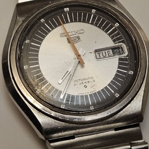 Vintage Seiko 5 Automatic Men’s Watch – Model 6119-8670 (21 Jewels) - Picture 1 of 16